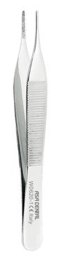 Пинцет анатомический с рифлением, 12 см Asa Lady W0620-1 - фото 466841