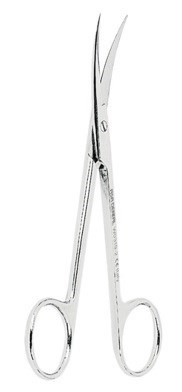 Ножницы для десны изогнутые 12,5 см  Asa Lady W0319-2 - фото 466852