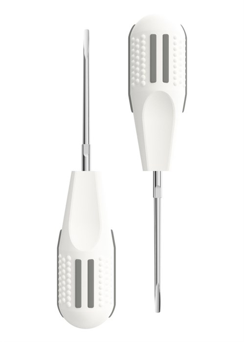 Периотом IDEAL прямой корневой элеватор # 3R, серебро, 3 мм 0280-3R - фото 466923