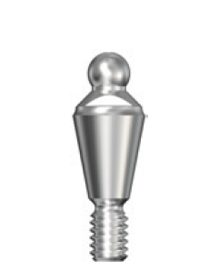 Абатмент Astra Tech шаровидный  4.5/5.0, высота десны 0,5 мм (Ball Abutment 4.5/5.0, H - 0,5 mm). 24418 - фото 467572