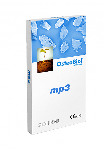 Костный материал OsteoBiol: mp3 в шприце 2.0 см3, размер гранул двух видов: 0.6 – 1.0 мм смесь кортикально-губчатой кости и коллагенового геля A3010FS - фото 467724