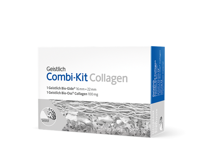 Combi-Kit Collagen набор для направленной костной регенерации: Bio-Oss Collagen 100 мг и Bio-Gide 16х22 мм 30591.1 - фото 471041