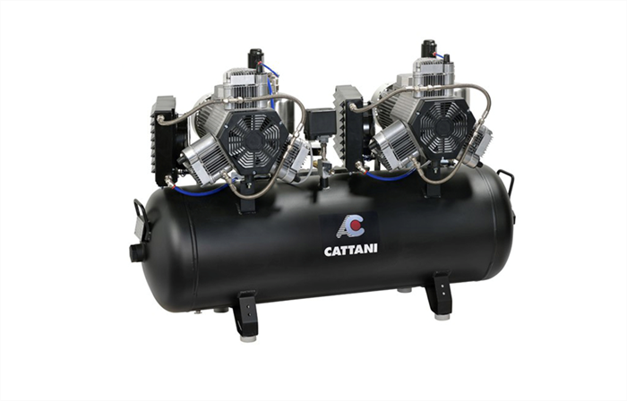 Компрессор Cattani на 24 установки, с 3-мя 6-ти цилиндровыми двигателями, ресивер 300 л 013594 - фото 471687