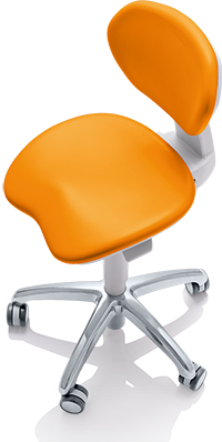 Стул врача-стоматолога и ассистента врача KaVo PHYSIO One цвет 63 ruby red 1.010.0800one - фото 473308