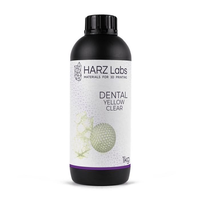 Фотополимер HARZ Labs Dental Yellow Clear для LCD/DLP принтеров DentalYellowClear - фото 474193
