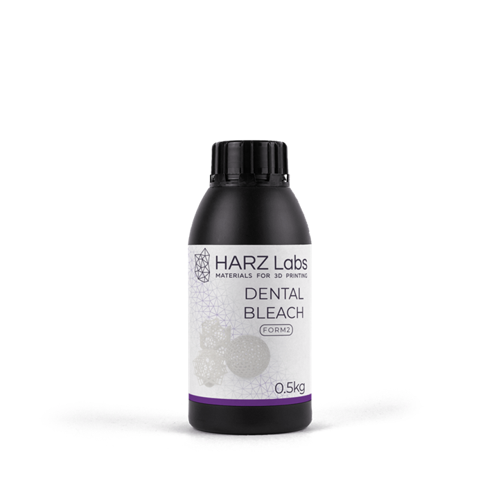 Фотополимер HARZ Labs Dental Bleach для LCD/DLP принтеров, 0,5 литр DentalBleach0-5 - фото 474646