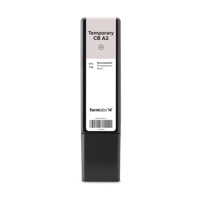 Фотополимер Formlabs Temporary CB A2 (Dental only) Resin (для изготовления временных коронок) 0,7 л TCA201 - фото 475302