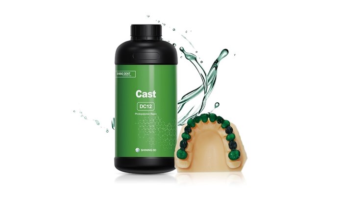 Фотополимер Shining 3D для 3D печати на принтерах Shining 3D dental cast DC12 (выгораемый) castwax - фото 475329
