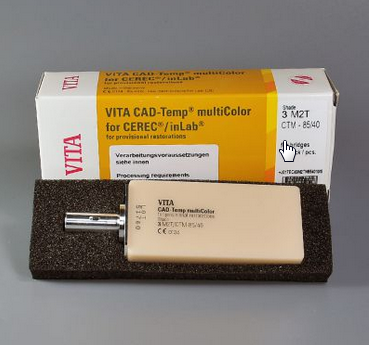 Блоки VITA CAD-Temp multiColor for CEREC/inLab, 3M2T, CTM-85/40, 1 шт EC43M2TM85401 - фото 475349