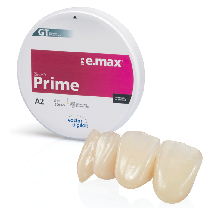 Диск диоксида циркония Ivoclar Vivadent  IPS emax ZirCAD Prime A3 98,5-20 мм 697483 - фото 475361