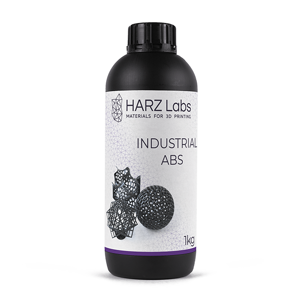 Фотополимер HARZ Labs indastrial ABC Resin black для LCD/DLP принтеров, 1 литр indastrialabs - фото 475484