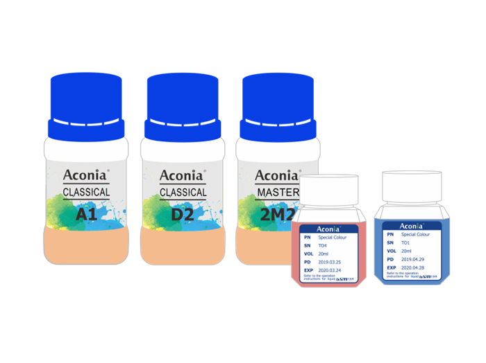 Краски для циркония  Aconia, HT+, цвет Standard А2 HT+StandardА2 - фото 475884