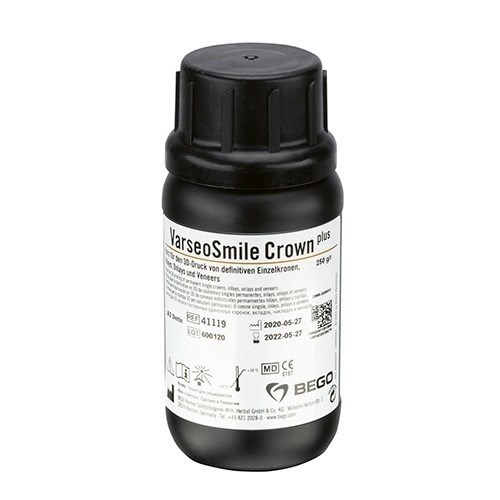 Bego Varseo Smile Crown plus A3 фотополимер для печати постоянных реставраций. 41119 - фото 475951