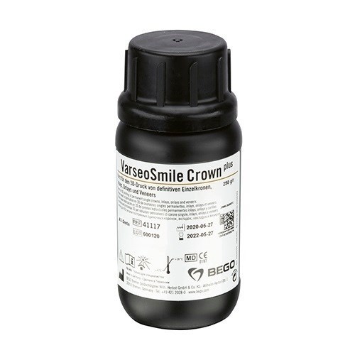 Bego Varseo Smile Crown plus A1 фотополимер для печати постоянных реставраций. 41117 - фото 475978