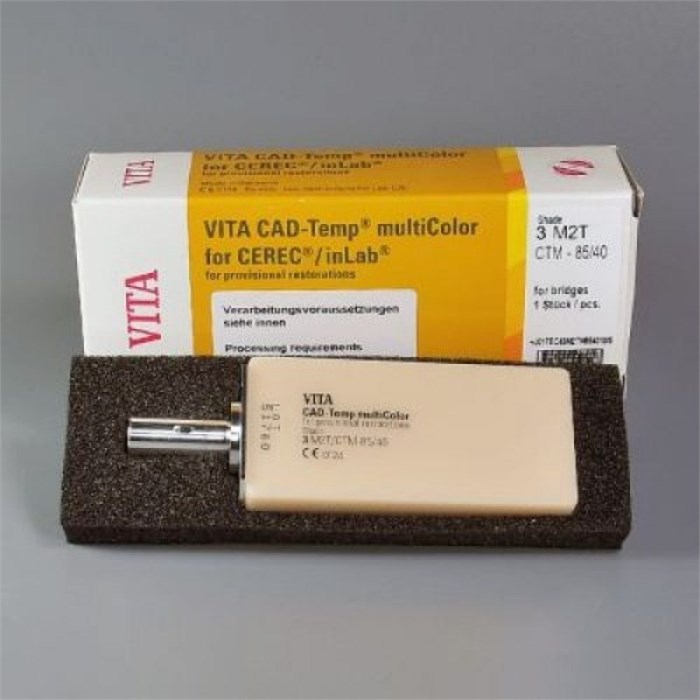 Блоки VITA CAD-Temp multiColor for CEREC/inLab, 2M2T, CTM-85/40, 1 шт EC42M2TM85401 - фото 476629