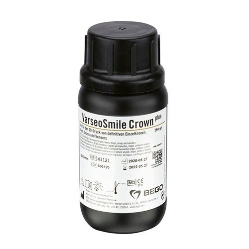 Bego Varseo Smile Crown plus В3 фотополимер для печати постоянных реставраций. 41121 - фото 478697