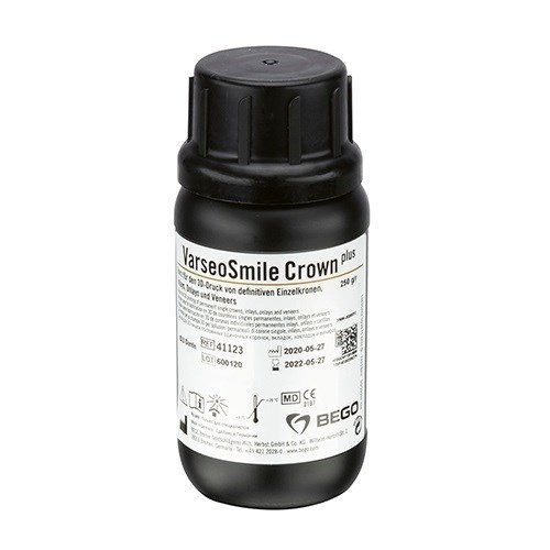 Bego Varseo Smile Crown plus  D3 фотополимер для печати постоянных реставраций. 41123 - фото 478703