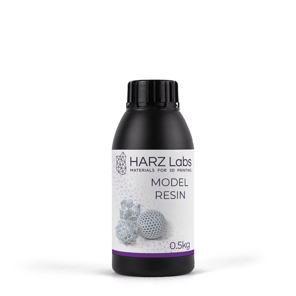 Фотополимер HARZ Labs Model Resin white для LCD/DLP принтеров, 0,5 л ModelResinwhite0-5л - фото 478726