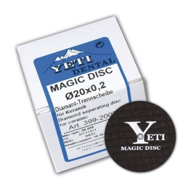 Диск отрезной для прессованной керамики Magic Disc, эластичный с алмазной крошкой, 10 шт. 399-2002 - фото 479387