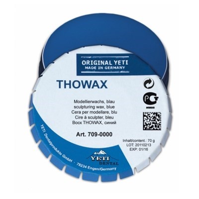 Воск моделировочный THOWAX, голубой, жестяная банка 70 г. 709-0000 - фото 479540