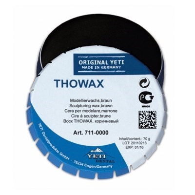 Воск моделировочный THOWAX, коричневый, жестяная банка 70 г. 711-0000 - фото 479820