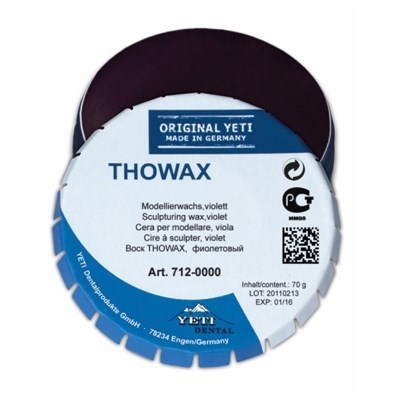 Воск моделировочный THOWAX, фиолетовый. жестяная банка 70 г. 712-0000 - фото 479826