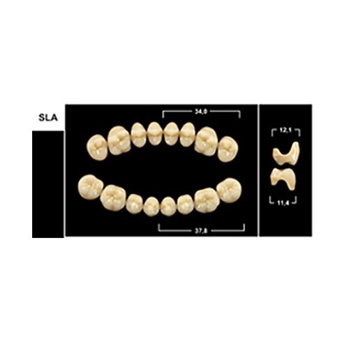 Зубы Yeti A3 SLA жевательный верх (Tribos) 8 шт. 22003 - фото 480360