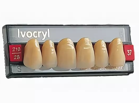 Зубы Ivocryl Набор из 6 зубов Chromascop фронт.верх. 22 310. 539527 - фото 481211