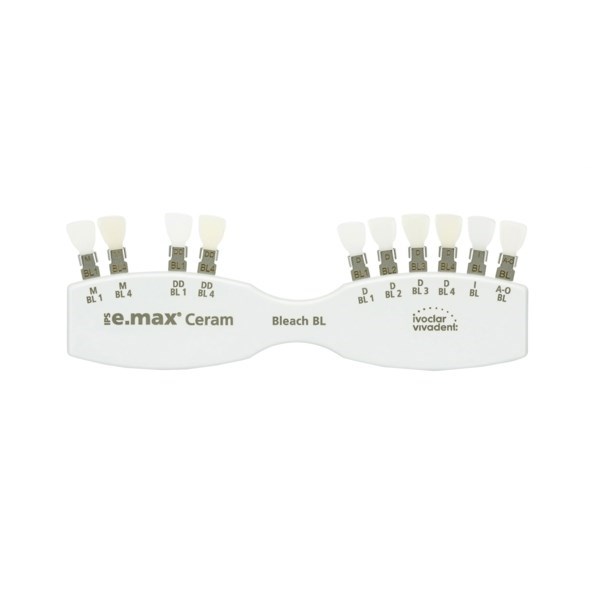 Расцветка ультрасветлых цветов IPS e.max Ceram Bleach BL. 602463 - фото 481387