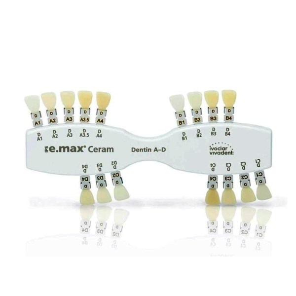 IPS e.max Ceram Shade Guide Dentin A-D - расцветка 597276 - фото 481398