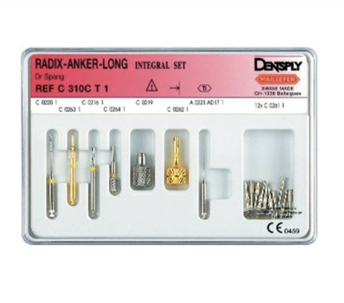 Radix Anker Long Integral Set №2 - комплект титановых штифтов. C310CT0000200 - фото 481475