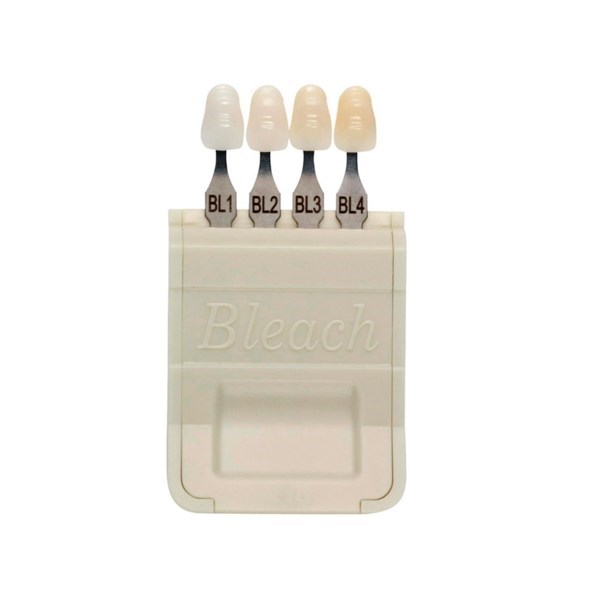 Расцветка A-D shade guide Ivoclar bleach ультрасветлые цвета (4 цвета). 628605 - фото 481676