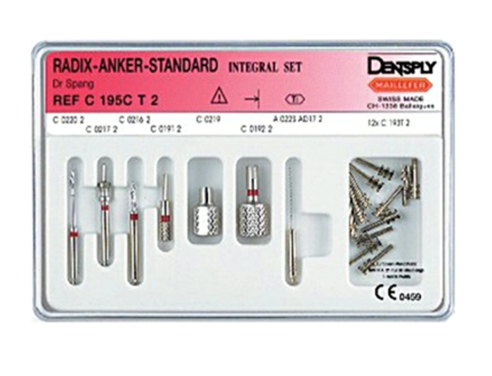 Radix Anker Standard Integral Set №1 - комплект титановых штифтов. C195CT0000100 - фото 482082