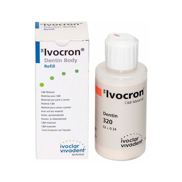 SR Ivocron Body - облицовочный материал для изготовления временных изделий, цвет 320, 100 г 549933AN - фото 482576