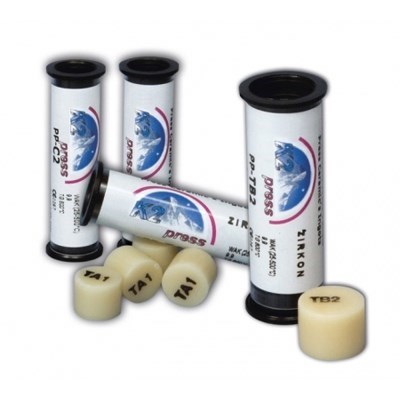 Пресс-таблетки транспарент Zirkonia TD2, 4 х 2 гр  (Yeti, Германия) 390-0826 - фото 483032