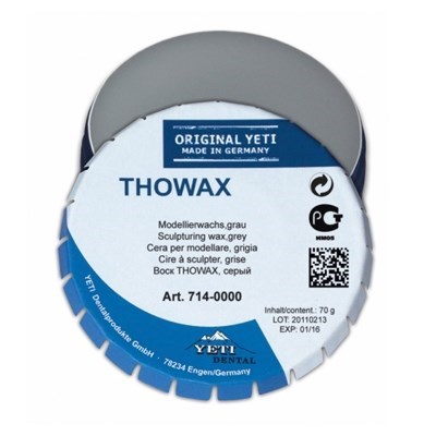 Воск моделировочный THOWAX, серый, жестяная банка 70 г. 714-0000 - фото 483034