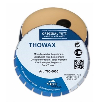 Воск моделировочный THOWAX , бежево-коричневый, жестяная банка, 70 г. 700-0000 - фото 483227