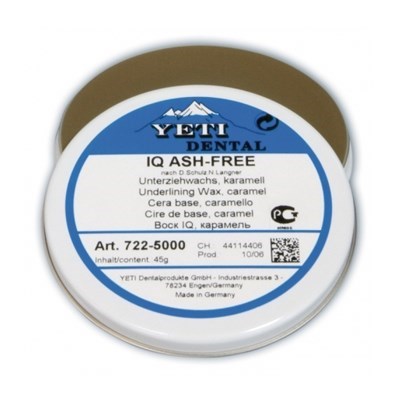 Воск для вкладок IQ Ash-free, карамельный, жестяная банка, 45 г 722-5000 - фото 483356