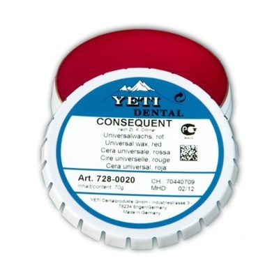 Воск универсальный CONSEQUENT красный, жестяная банка 70 г. 728-0020 - фото 483384