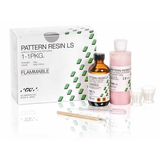 Пластмасса Pattern Resin LS пластмасса моделировочная беззольная для моделирования ортопедических конструкций (100 г+ 105 мл) 0930007Gc - фото 483774