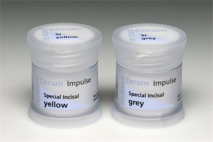 Специальная импульсная масса режущего края IPS e.max Ceram Impulse Special Incisal желтый. 597004 - фото 483808