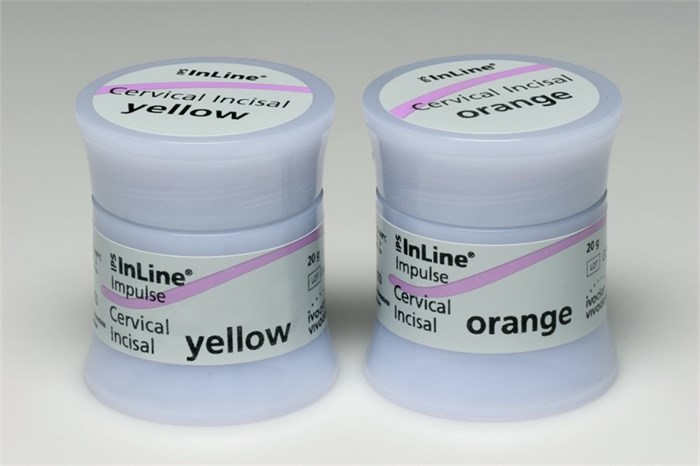 Пришеечная масса режущего края IPS InLine Cervical Incisal, желтая, 20 г. 600098 - фото 483891