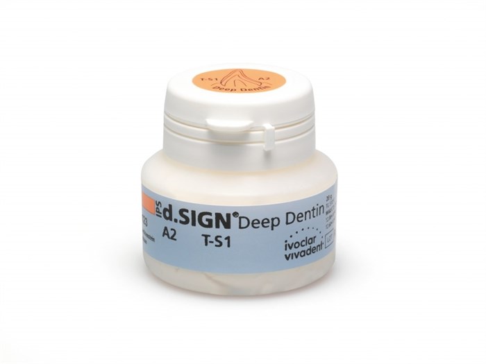 Дип-дентин IPS d.SIGN Deep Dentin A-D 20 г A3,5 - фтор-апатитовая лейцитная стеклокерамика. 558260 - фото 483964