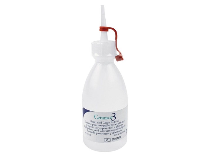 Жидкость для красителей и глазури (stain and glaze liquid), 100 мл. 301325 - фото 484269