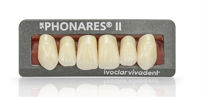 Зубы SR Phonares II Ant. набор из 6 шт фронтальный верх US82 A2 644945 - фото 485787