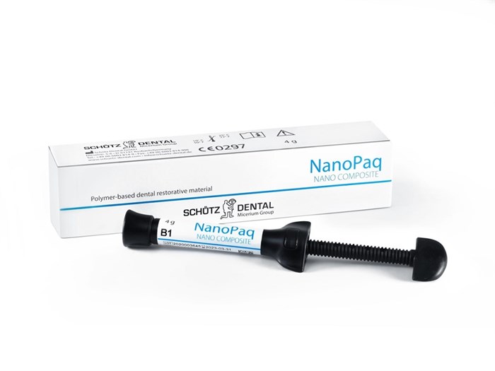NanoPaq - светоотверждаемый композит234514 NanoPaq А4- стоматологический светоотверждаемый композит, Schütz Dental Group (Германия) 234514 - фото 488330
