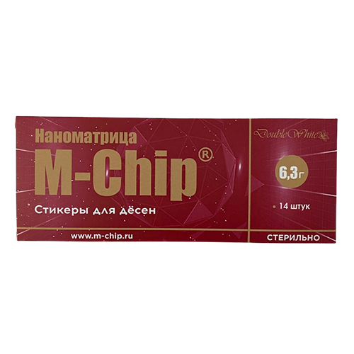 M-Chip наноматрица для лечения заболеваний пародонта. Стикеры для десен, 14 шт., арт: st774190 - фото 489405