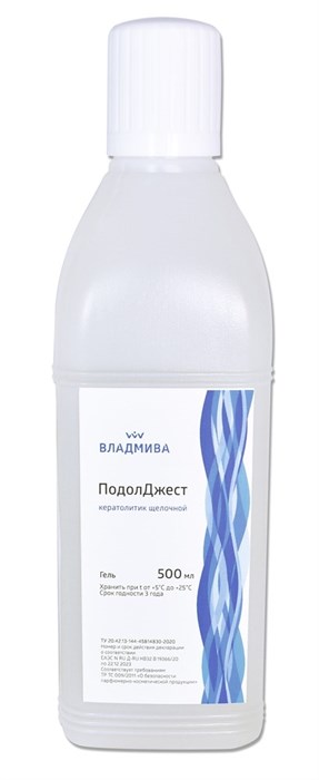 ПОДОЛДЖЕСТ кератолитик щелочной/гель/500 мл 00000073762 - фото 490453
