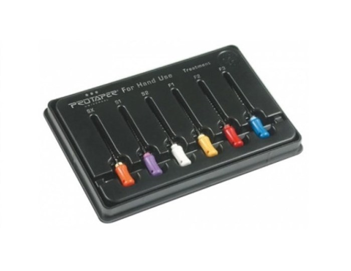Ручные файлы ProTaper Hand F2/Протапер Хэнд 25мм, Dentsply-Maillefer (Швейцария) F2 - фото 491086