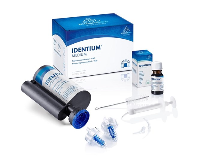 Оттискный материалСтоматологический оттискный материал Kettenbach Identium Medium Intro pack, 14716, Kettenbach (Германия), 380 ml и акссесуары 14716 - фото 491557